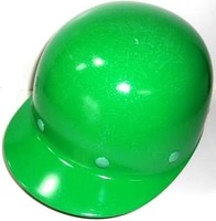 ヘルメット谷沢115緑野球帽タイプ
