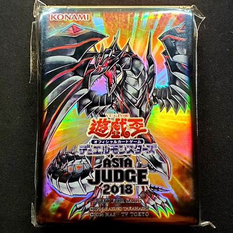 遊戯王 JUDGE スリーブ レッドアイズ・ダークネスメタルドラゴン 未