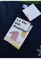 La vie est aventure Printed T-shirt