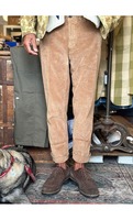 INCOTEX Slacks Bespoke Brown Corduroy Trousers