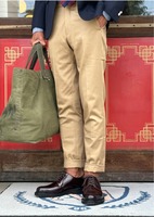 BERWICH Bespoke Cotton Twill Trousers