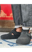 BIRKENSTOCK LONDON BLACK SHEARLING