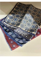 FRANCO BASSI SILK POCKET SQUARE