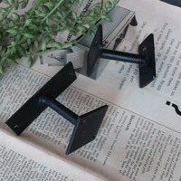 木製手すりのアイアン部材