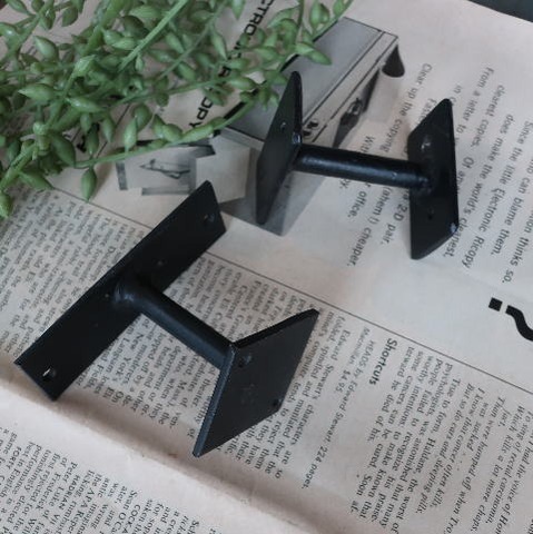 木製手すりのアイアン部材