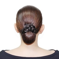 ヘアーデコレーション　かもじ付き　シニヨンネット