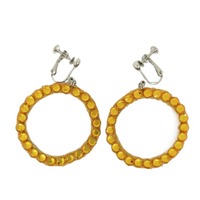 ループ　イヤリング／ピアス　MM072T トパーズ