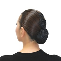 ❤️美品❤️多美咲ヘアアレンジ　丸型シニヨン　社交ダンス 社交ダンスヘアスタイル☆多美咲シニヨンの着け方☆2020 - YouTube