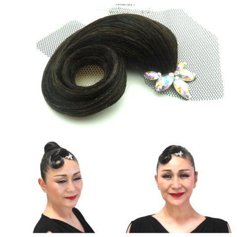 即納】立ち上がり前髪オーナメントミニ XC155B カラー：T4 ＜ 多美咲