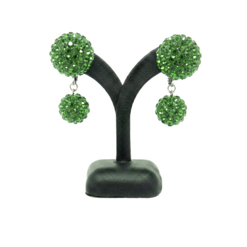 ミラーボール　イヤリング/ピアス　ペリドット　MME91P/MMP91P