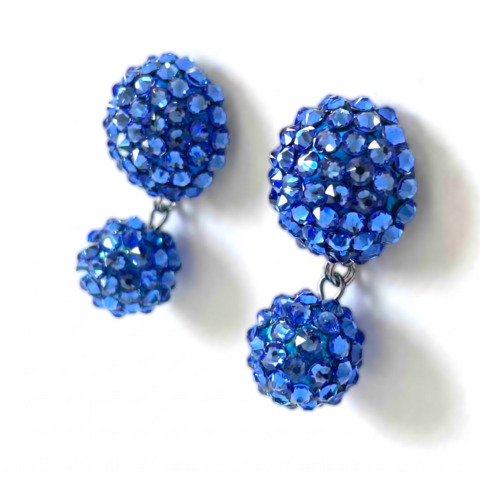 ミラーボール　イヤリング/ピアス　サファイア　MME91S/MMP91S