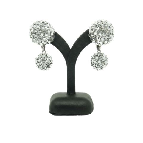 ミラーボール　イヤリング/ピアス　クリスタル　MME91C/MMP91C