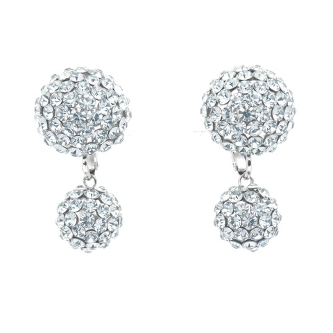 ミラーボール　イヤリング/ピアス　クリスタル　MME91C/MMP91C