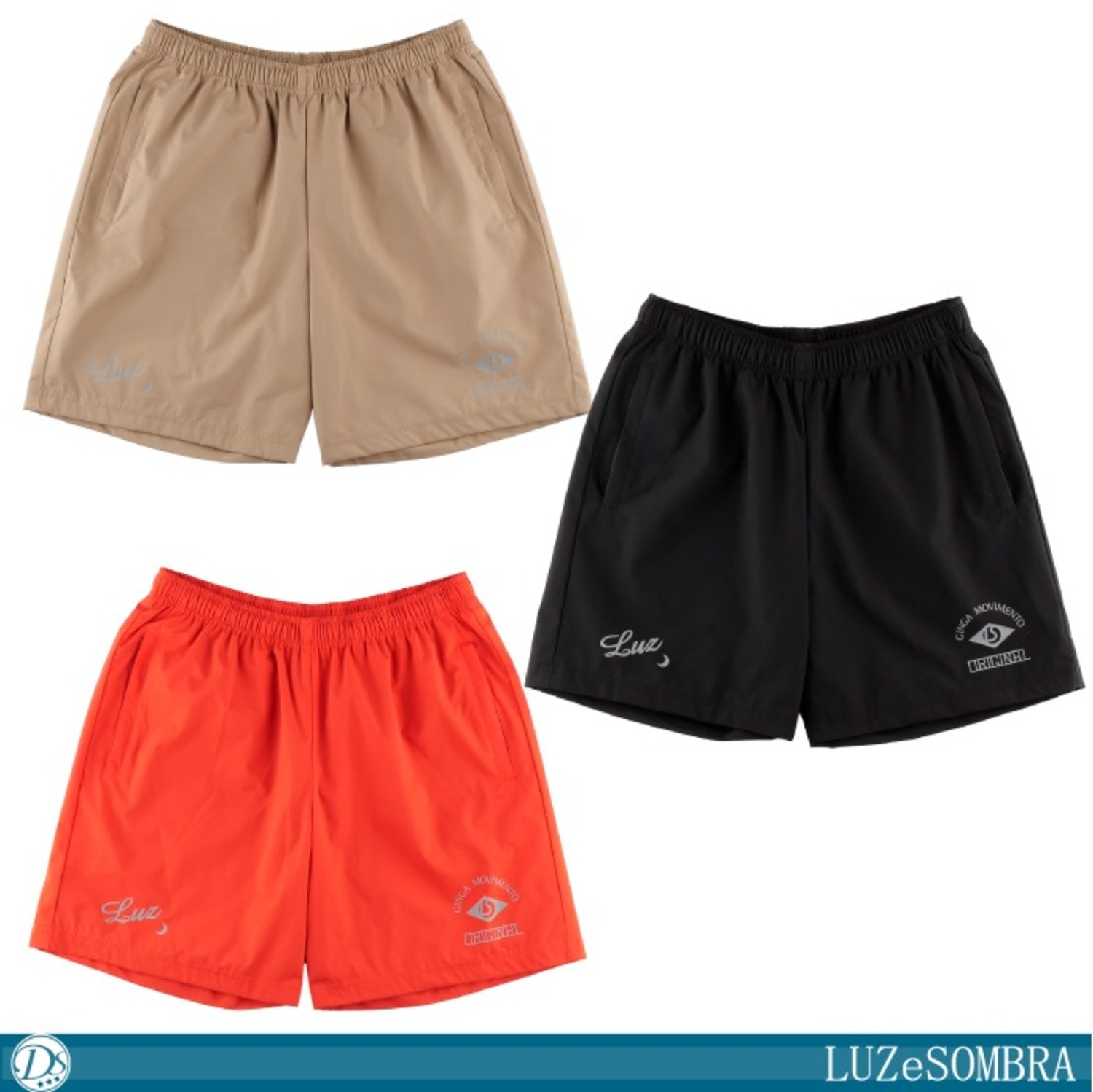 [LUZeSOMBRA/ルースイソンブラ] STRETCH TAFTA BAGGY SHORT PANTS [L1242103]