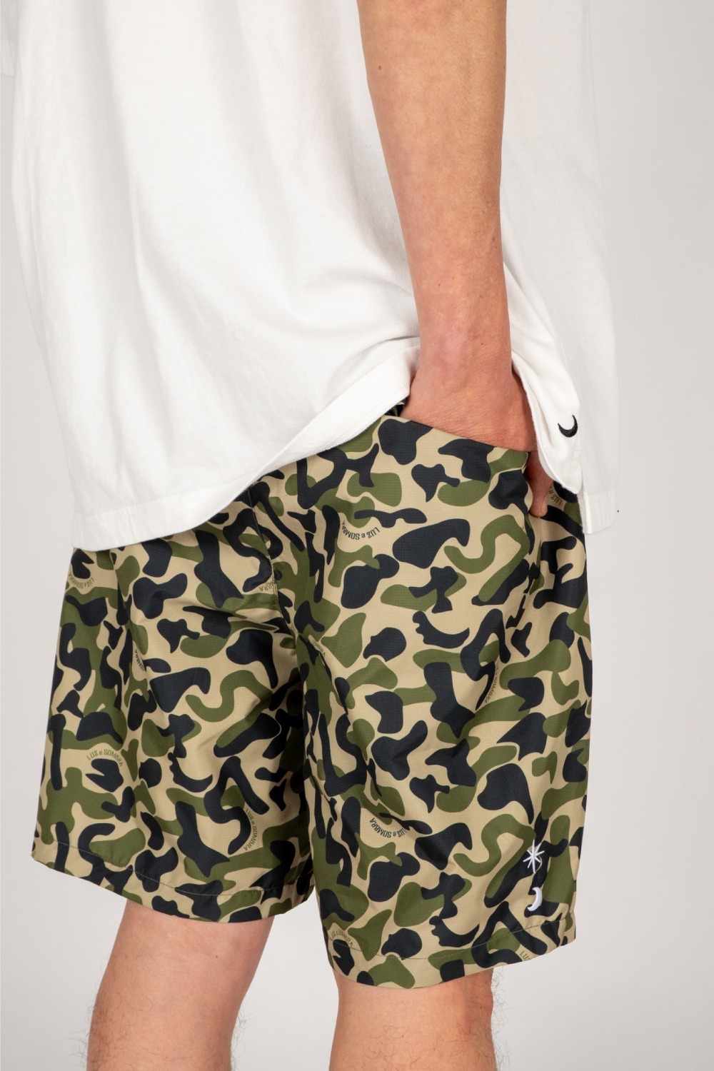 LUZeSOMBRA/ルースイソンブラ] OAO CAMO PISTE SHORTS [L1251112