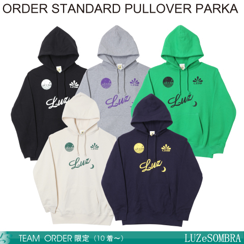 TEAM ORDER限定（10着～）】ルースイソンブラ/ STANDARD PULLOVER PARKA＜ルースイソンブラ【LUZeSOMBRA】  チームオーダー限定商品（10着以上から） スタンダードプルオーバーパーカー  サッカー・フットサルショップ【DRIBLE-SPORTSオンラインショップ】＜サッカー ...