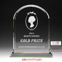 表盾彰記念品 アーチ形盾 DP-6 サンド彫刻 名入れ