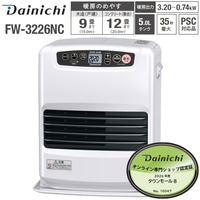 ダイニチ 石油ファンヒーター 5Ｌ タンク 2026年モデル 木造 9畳用 コンクリート 12畳用 DAINICHI ブルーヒーター ムーンホワイト FW-3226NC-W FW-3226NC(W)
