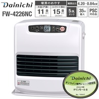 ダイニチ 石油ファンヒーター 5Ｌ タンク 2026年モデル 木造 11畳用 コンクリート 15畳用 DAINICHI ブルーヒーター ムーンホワイト FW-4226NC-W FW-4226NC(W)