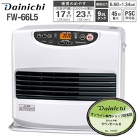 ダイニチ(DAINICHI)　石油ファンヒーター　９Ｌ大容量タンク　木造17畳用・コンクリート23畳用　FW-66L5-W