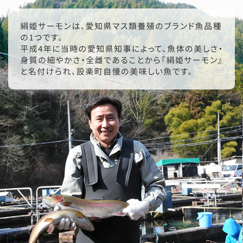 愛知県知事命名のブランド 絹姫サーモンセット