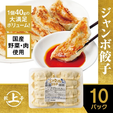 ジャンボ餃子(冷凍)８個×10パック