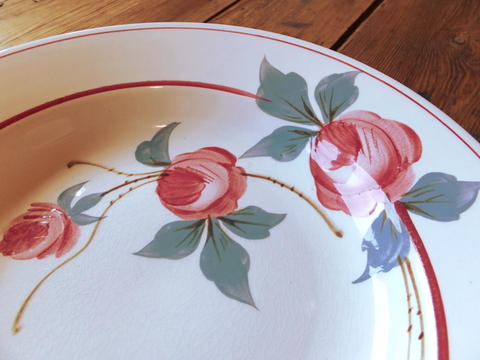 French Ceranord St.Amand Plate - フランスのプレート -