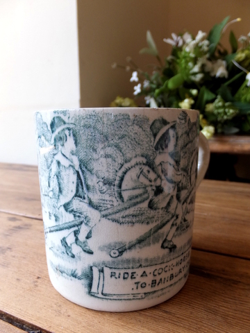 Mug Cup ”Ride a cockhorse to Banbury Cross” - マグカップ -