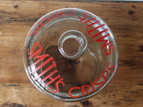 SMITHS Crisp Counter Jar - スミスクリスプガラスジャー -