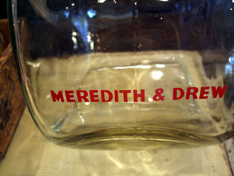 MEREDITH ＆ DREW  Glass Jar - メレディス＆ドリューガラスジャー