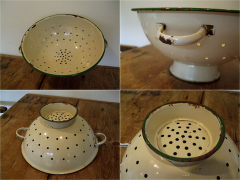 Enamel Colander - ホーローコランダー -