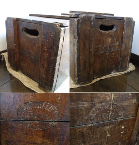 ”Wooden Box ””Source Saint Anne Buxton”” - 木箱 -”