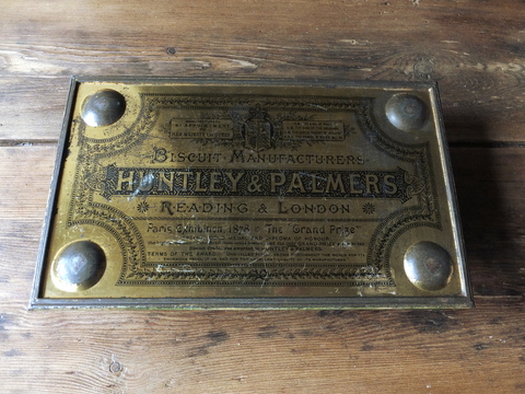 Huntley ＆ Palmers Biscuit Tin - ハントリー＆パーマー社ビスケット缶 -