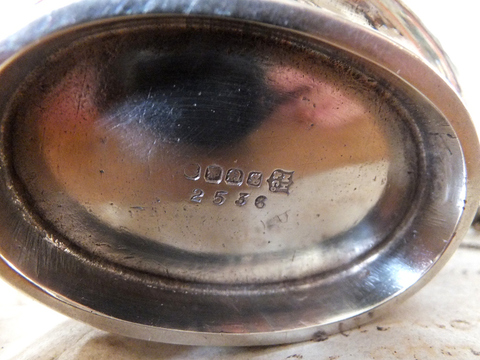 Silver Plated Tea Caddy - シルバーメッキ製ティーキャディー -