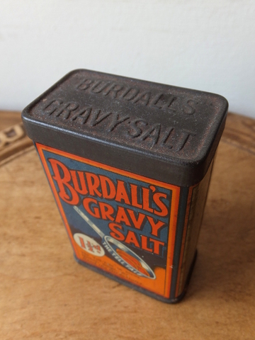 BURDALL’S GRAVY SALT Tin - ティン缶 (Burdall’s Gravy Salt) -