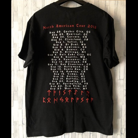 【T-Shirts】 Moonsorrow - North American Tour 2012(L) 