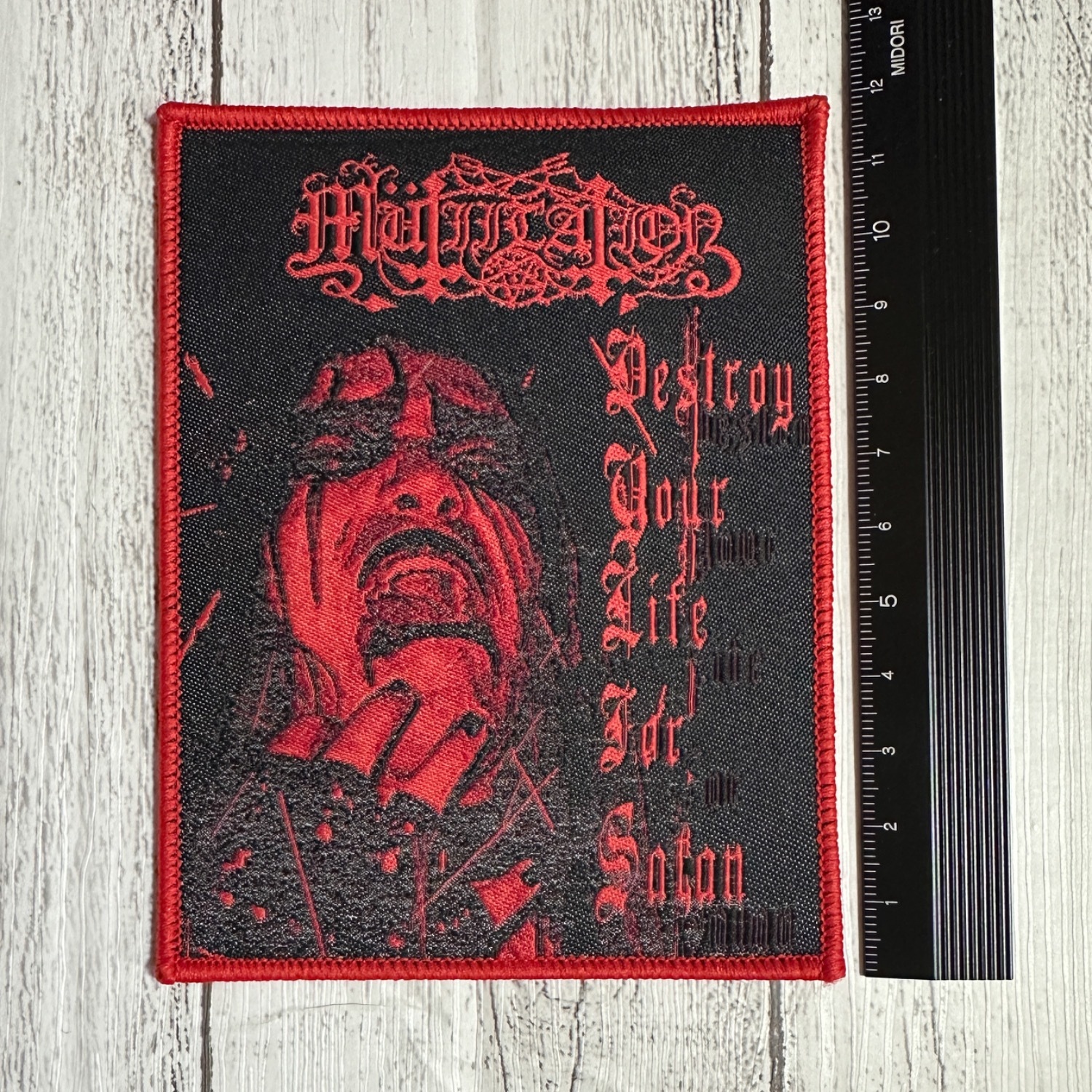 【Patch】 Mutiilation - Destroy your Life for Satan 【Small Patch】