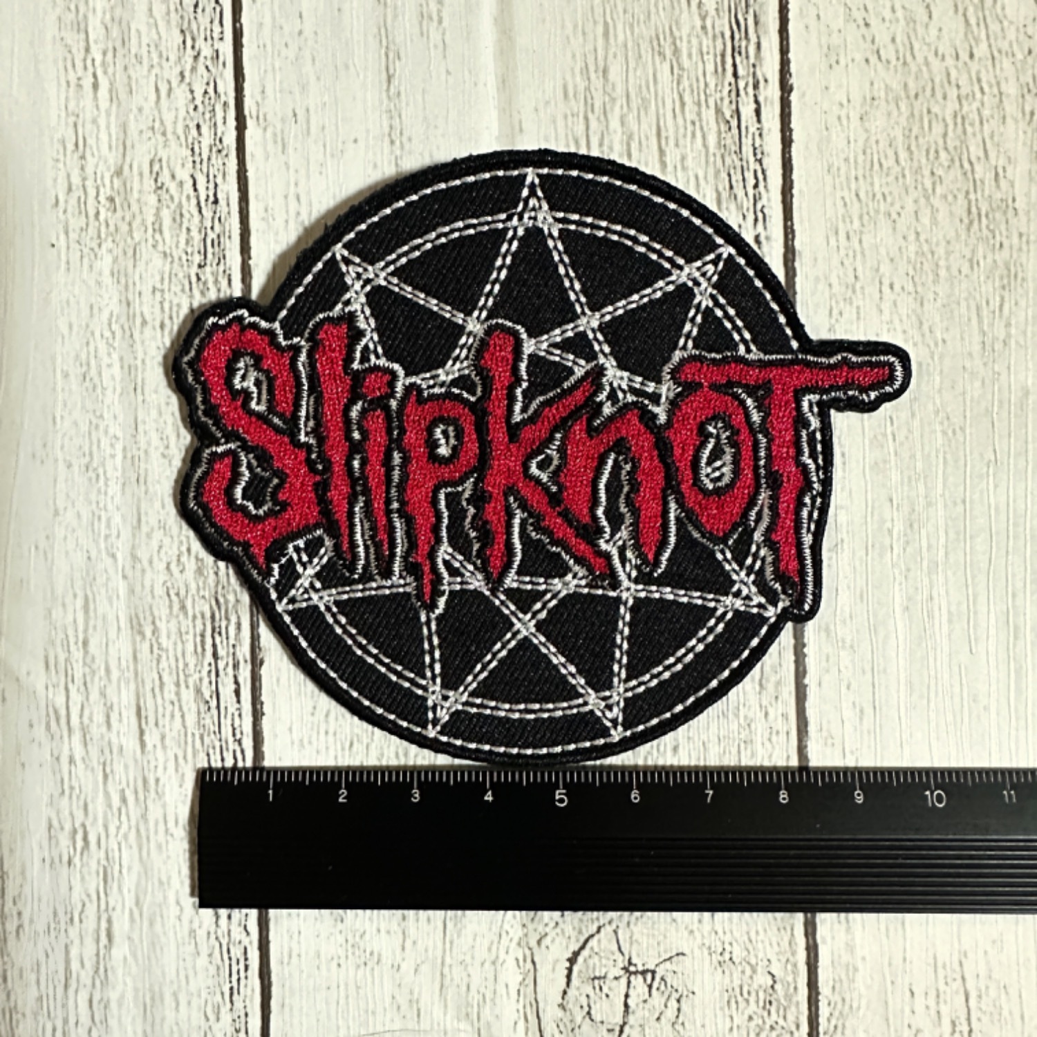 【Patch】Slipknot - LOGO OVER NONOGRAM 【Small Patch】
