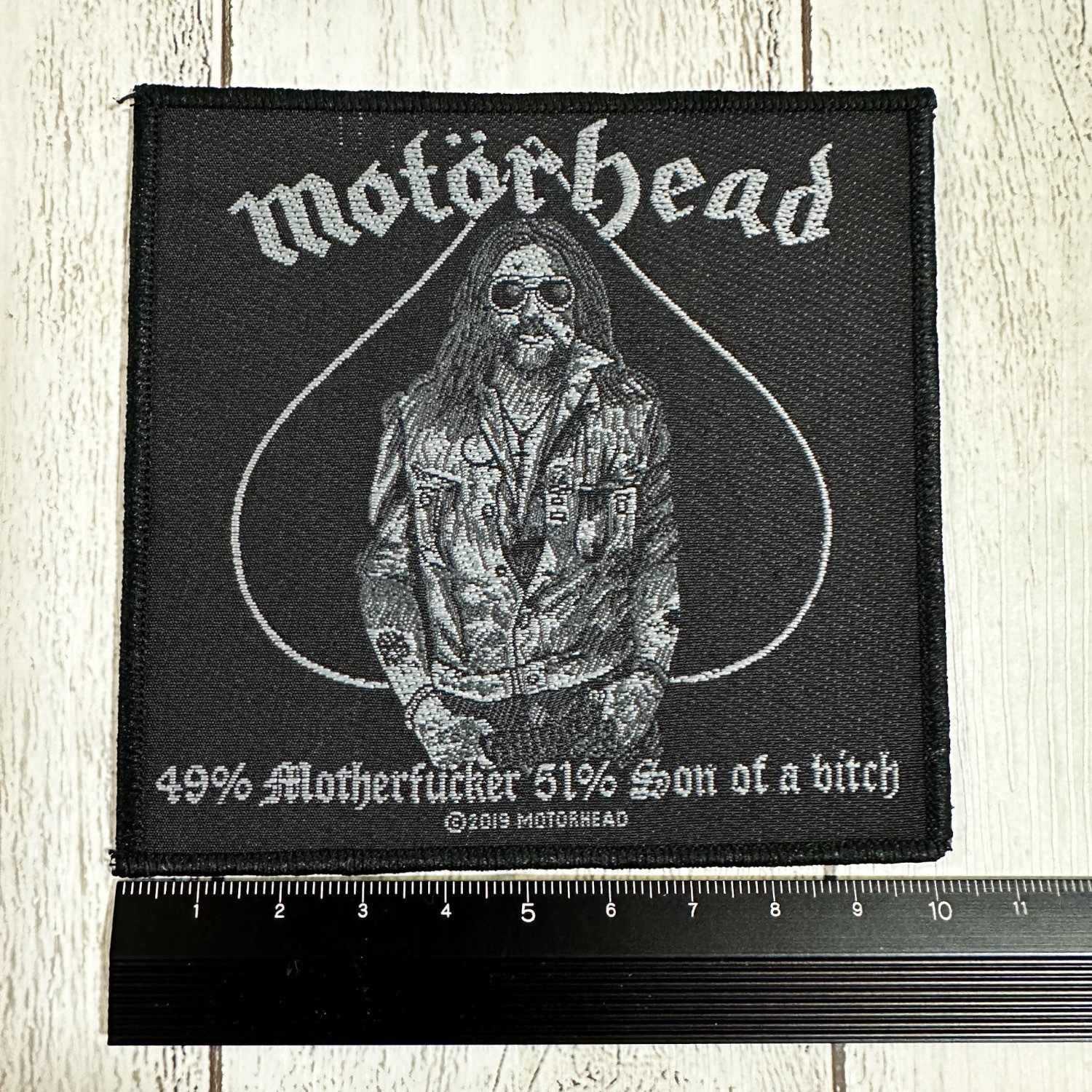 【Patch】MOTORHEAD - 49％ MOTHER FUCKER 51％ SON OF A BITCH 【Small Patch】